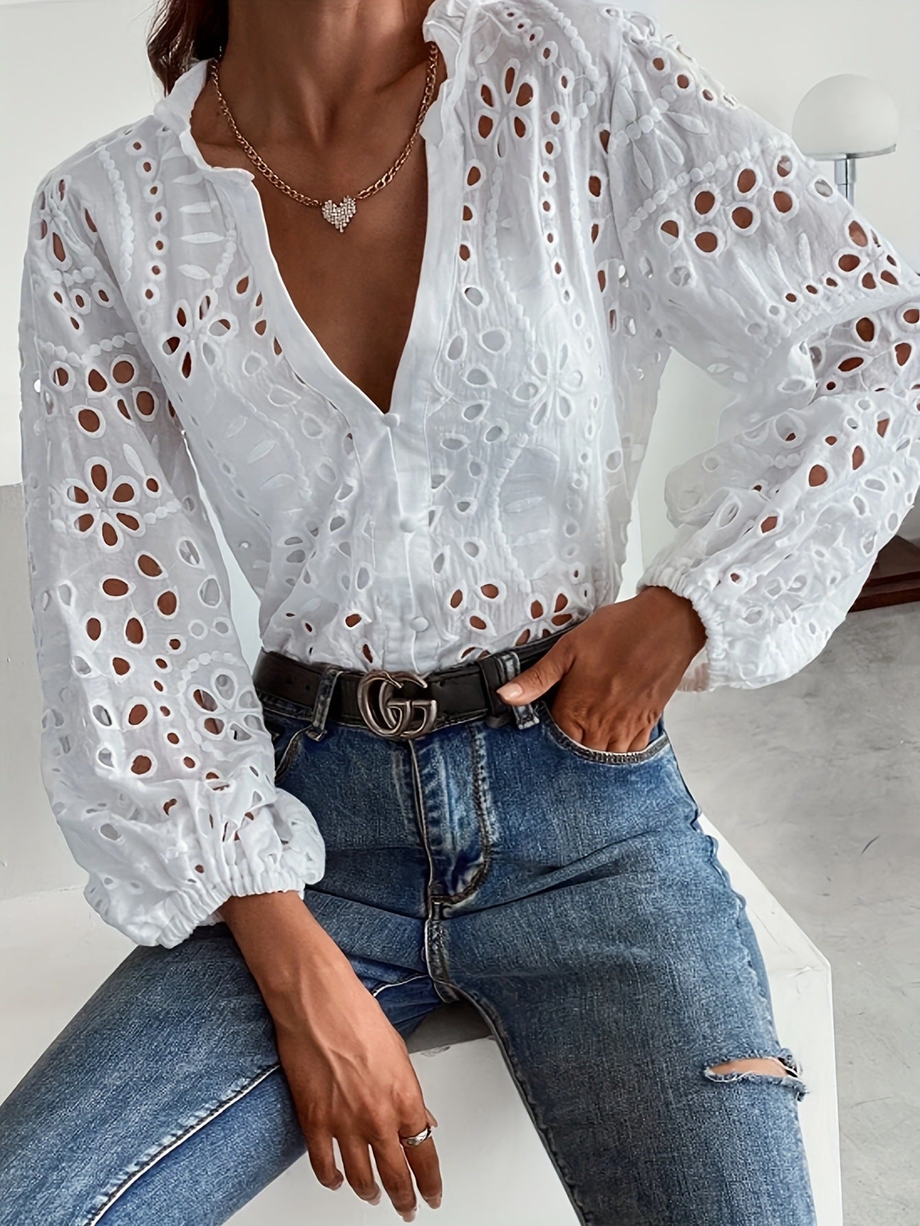Elodie Lace Blouse