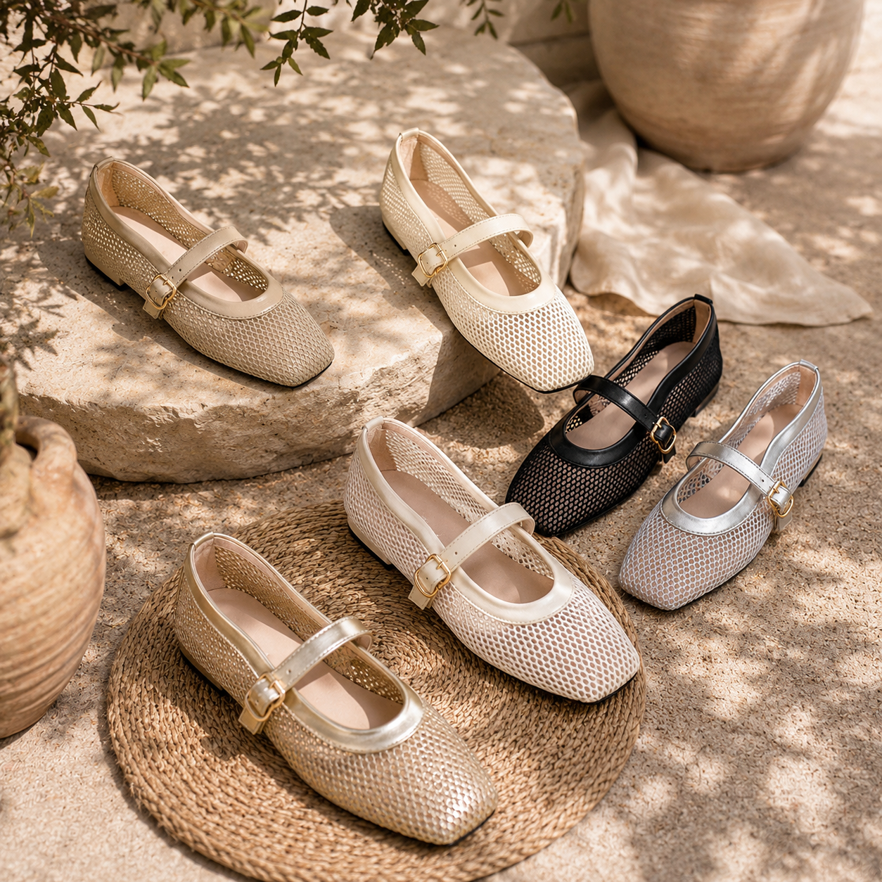 Eclat Mesh Flats